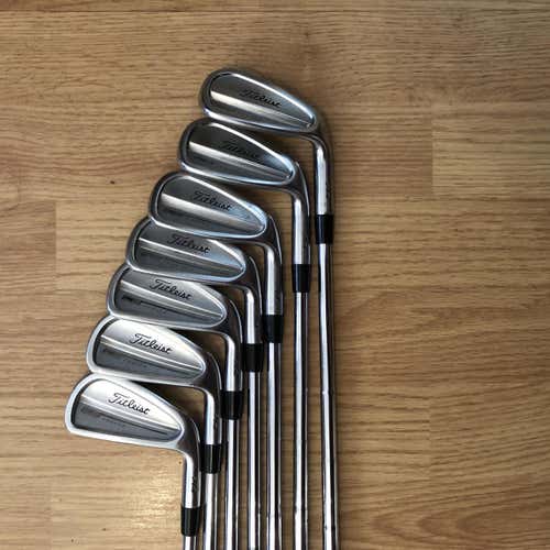 Men's Right Handed CB 714 Forged Stiff Flex Steel Shaft Iron Set