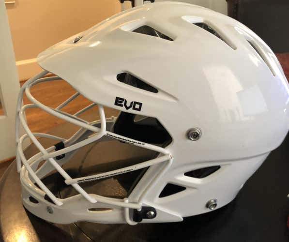 White New Adult Player's Warrior Helmet