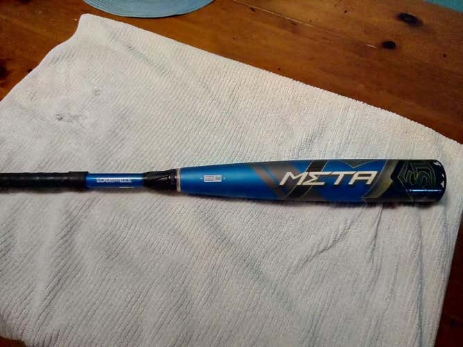 Used High School/College BBCOR Certified 2020 Louisville Slugger Composite Meta Bat (-3) 28 oz 31"