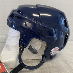 NEW! CCM Vector V08 Pro Stock Hockey Helmet Navy Blue 8301