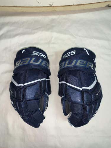 Blue Senior Bauer Supreme S29 13"  Gloves