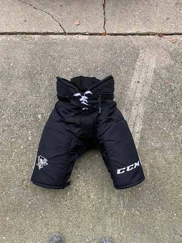 Black Used Senior Large CCM HP35 Hockey Pants Pro Stock