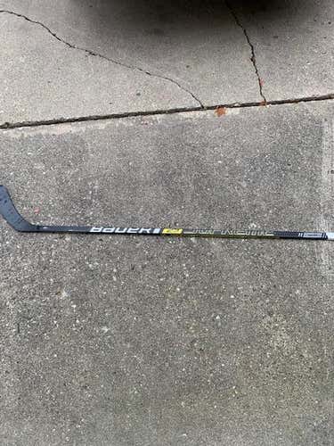 Used Senior Bauer Right Handed Supreme 2S Pro Hockey Stick Heel Pattern Pro Stock