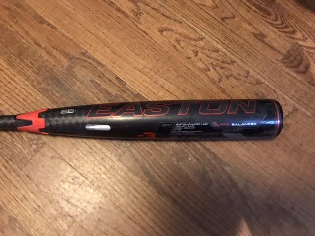 Used High School/College BBCOR Certified 2019 Easton ADV 360 Bat (-3) 28 oz 31"