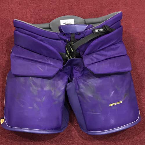 Mankato State Bauer 1X Pro Stock Goalie Pants Size Large
