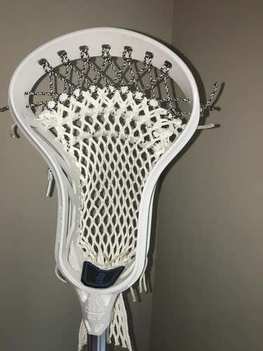 Adidas Bawse EQT TRACER T1L Complete Lacrosse Stick $230 Silver/White