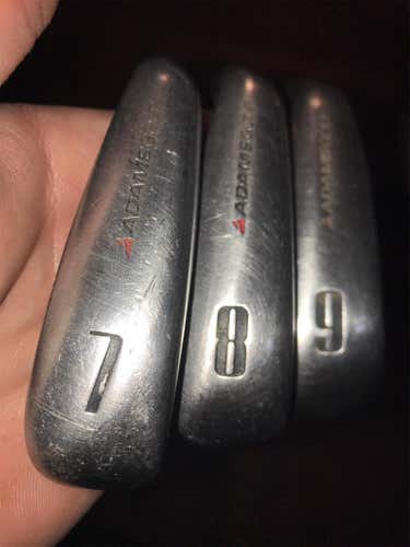 Men's Right Handed Tight Lies Regular Flex Steel Shaft Iron 7, 8, 9