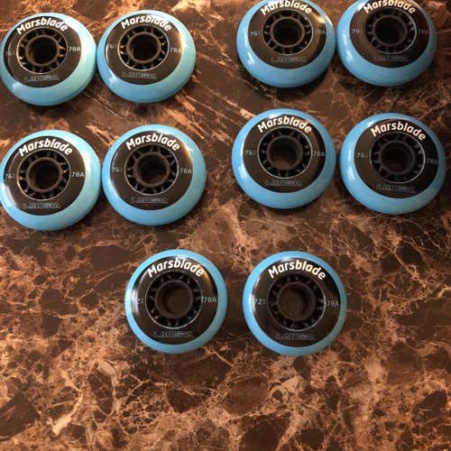 10 Brand New Marsblade Labeda Wheels- 2- 72/78A And 8 76/78A