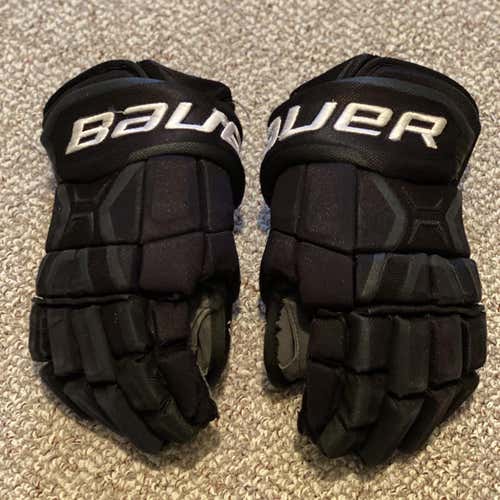 Black Senior Bauer Supreme 190 14"  Gloves