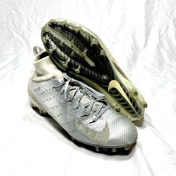 Silver Men's Molded Cleats Nike Mercurial Vapor Cleats