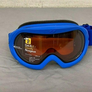 Julbo Apollo Blue Ski/Snowboard Goggles w/Orange 100% UV Protection Lens NEW
