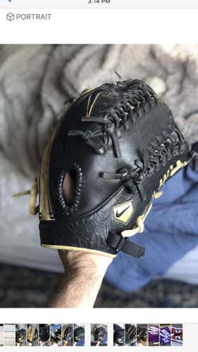 Nike Diamond Elite Pro DEP 12.75" Black/Tan