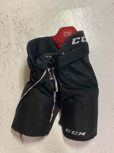 Black Used Senior Large CCM JetSpeed FT370 Hockey Pants