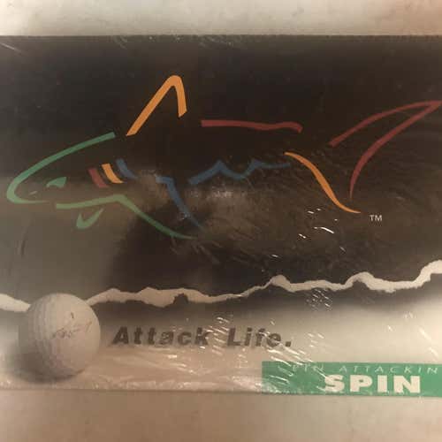 15 Greg Norman Shark 1996 Attack Life Pin Attacking Spin Dunlop Golf Balls