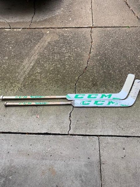 Used Senior CCM Regular Pro Authentic Goalie Stick 27" Paddle Pro Stock