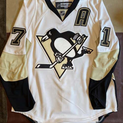 Evgeni Malkin Pittsburgh Penguins Reebok Edge 1.0 Authentic Road Jersey