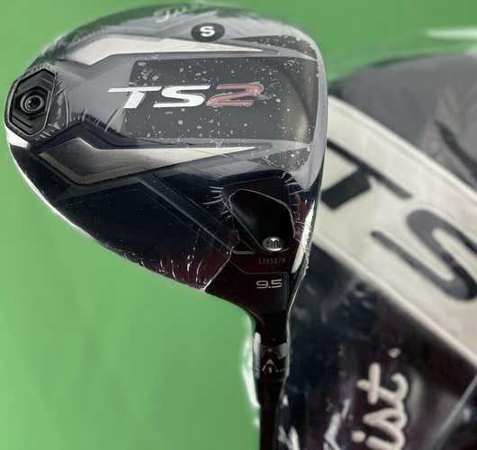 Titleist TS2 Driver 9.5* Stiff S-Flex Tensei AV 55 Blue + Cover & Tool #77661