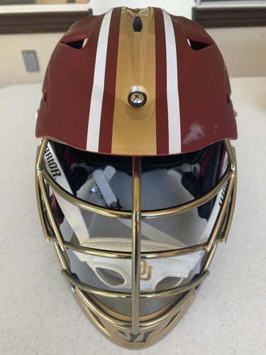 Denver lacrosse team issued helmet