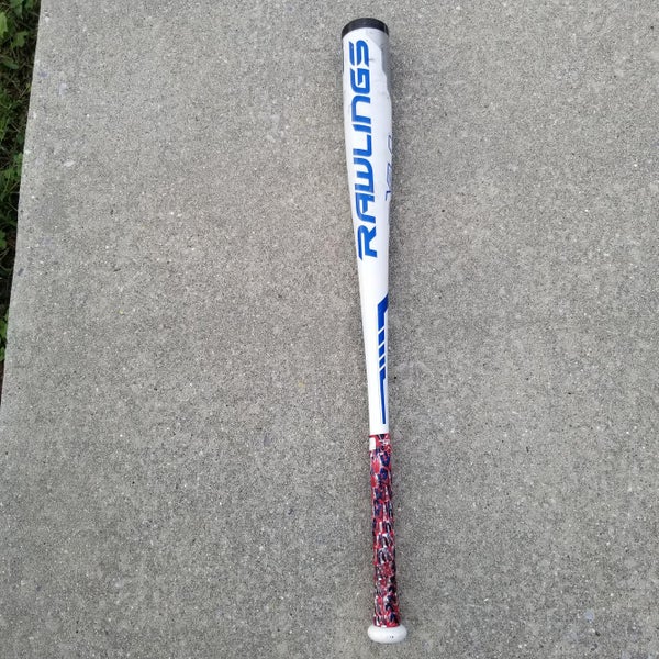 Used High School/College BBCOR Certified Rawlings Alloy Velo Bat (-3) 28 oz 31"