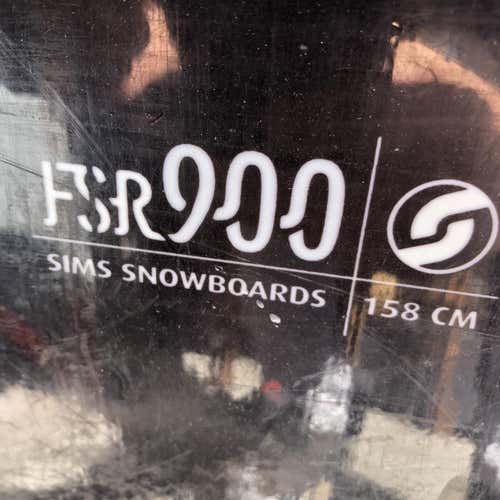 Used  Sims FSR 900 With Bindings Snowboard