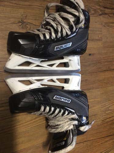 Senior Bauer Supreme S27 Regular Width Size 7 Hockey Goalie Skates