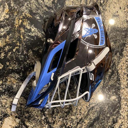 Silver Adult Player's Cascade S Helmet Obo