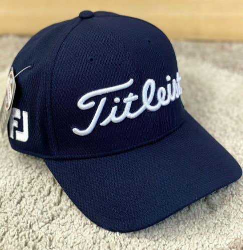 Titleist Tour Elite Legacy Fitted Golf Hat Cap Navy Small/Medium S/M #76233