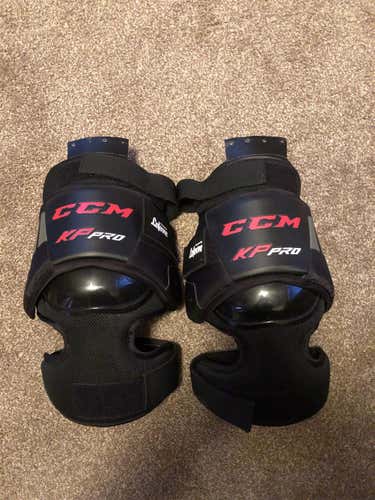 New Senior CCM KP Pro Knee Guards Modded With Breezer Attachment