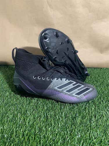 Black Men's Molded Cleats High Top