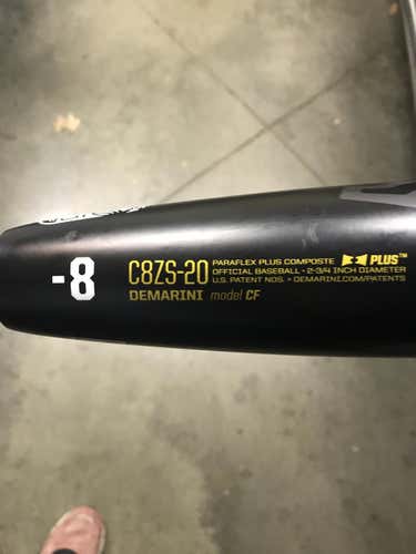 Used Kid Pitch (9YO-13YO) USSSA Certified 2020 DeMarini Bat (-8) 21 oz 29"