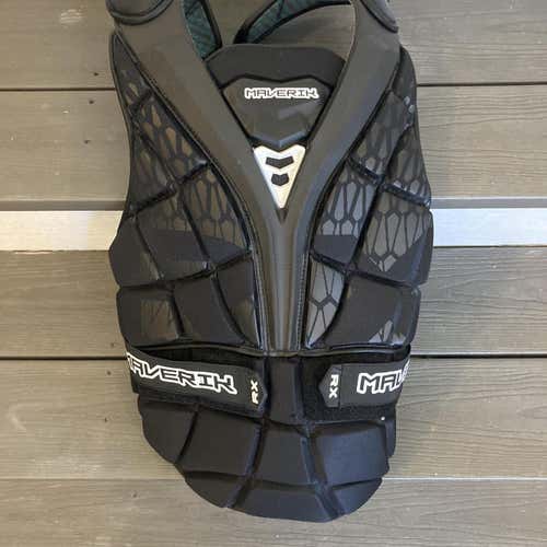 Black Adult Large Maverik Chest Protector