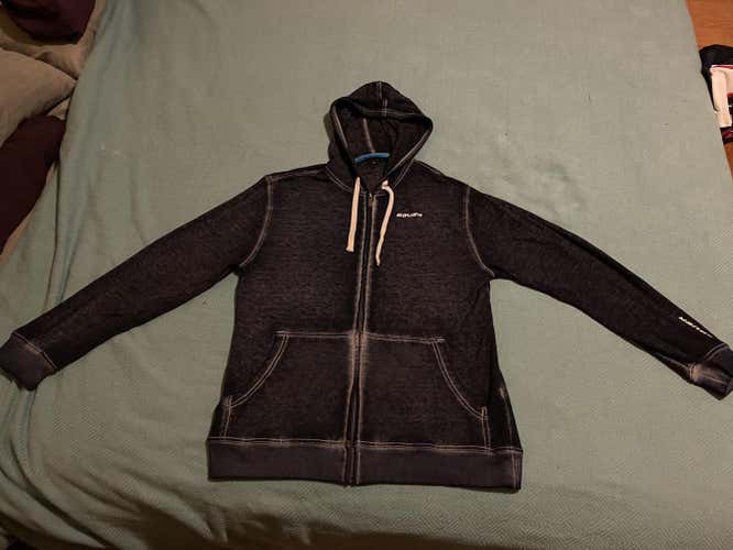 Gray Used Adult Large Bauer Zip Up Hoodie