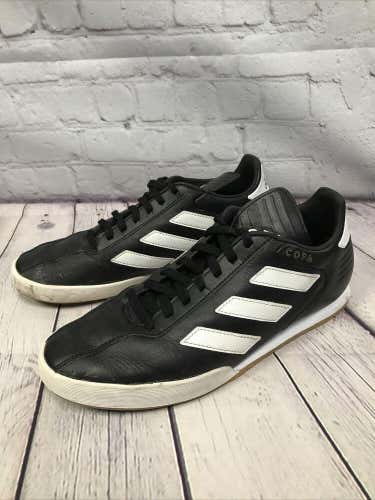 Gently Used Adidas Copa Super Black / White Mens Indoor Casual Shoes Size 8