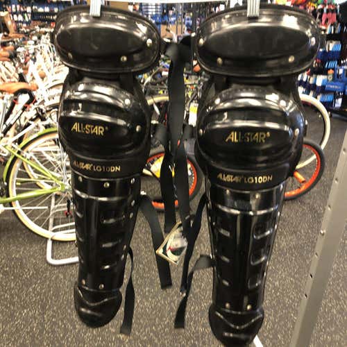 Black Used All Star Catcher's Leg Guard