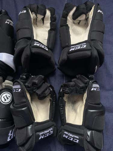 Used CCM HGTK Gloves 14"
