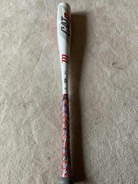 Used Kid Pitch (9YO-13YO) USSSA Certified Marucci Alloy CAT 8 Bat (-5) 25 oz 30"