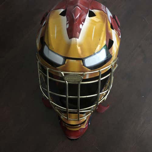 Red Senior Bauer profile 1200  Goalie Mask
