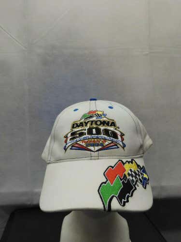 2004 Daytona 500 White Strapback Hat NASCAR