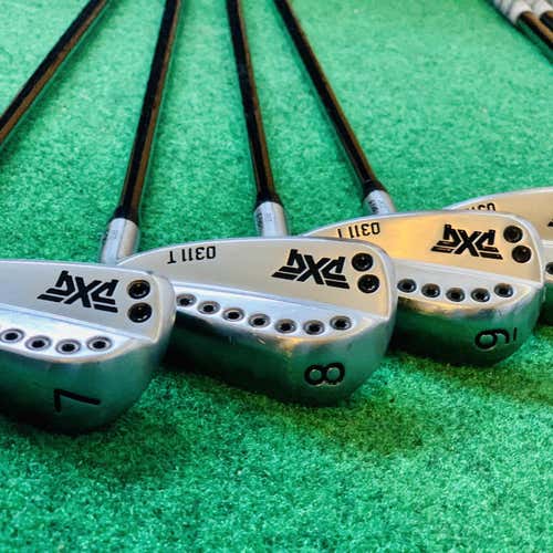 Men's Right Handed 0311 Extra Stiff Flex Steel Shaft Iron Set