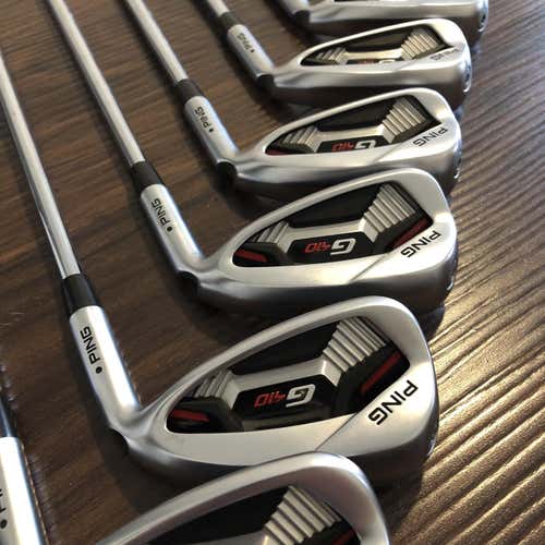 Men's Right Handed G410 Stiff Flex Steel Shaft Iron Set