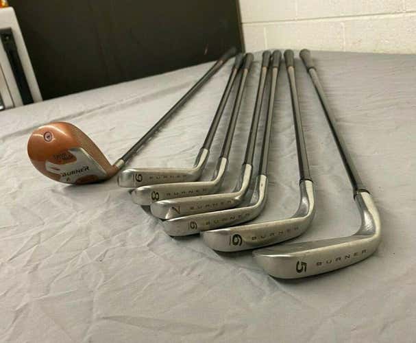TaylorMade Right Handed Burner Oversize 5 2x 6 7 8 & 9 Irons w/10.5 Driver