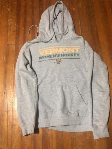 Gray UVM Womens Ice Hockey Sweatshirt