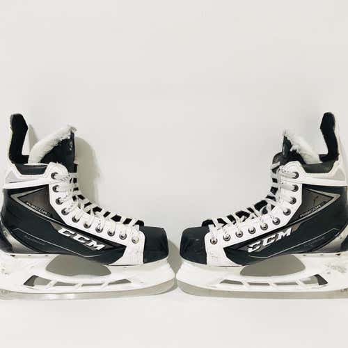CCM Ribcor 80K Hockey Skates Custom White-John Klindberg-8 1/4- D/A