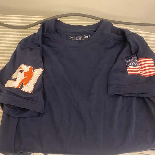 Blue Youth XL New Balance Shirt