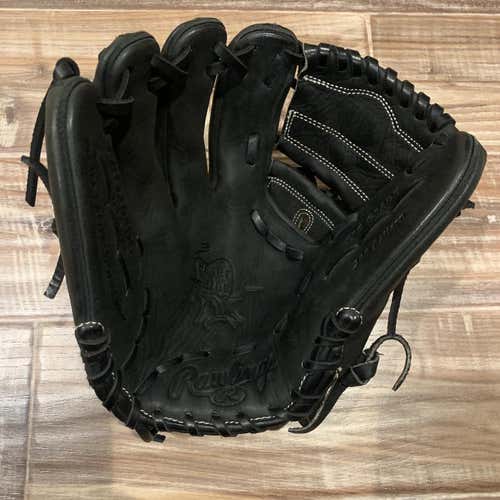 Black High School/College Pitcher's Heart of the Hide 11.5" Baseball Glove