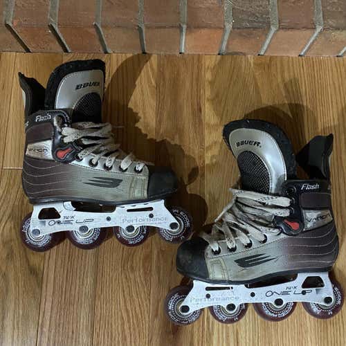 Junior Bauer Regular Width Size 1 Inline Skates