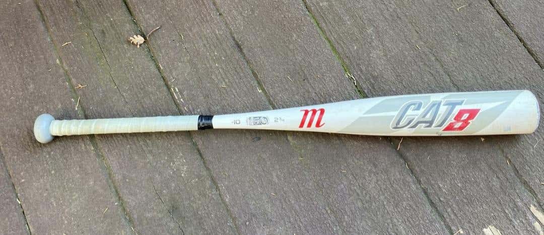 Kid Pitch (9YO-13YO) Used USSSA Certified 2020 Marucci Alloy CAT 8 Bat (-10) 21 oz 31"