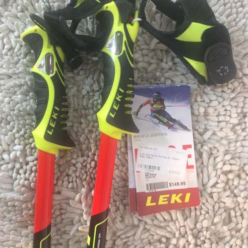 New 46in (115cm) Leki Racing Worldcup SL Ski Poles