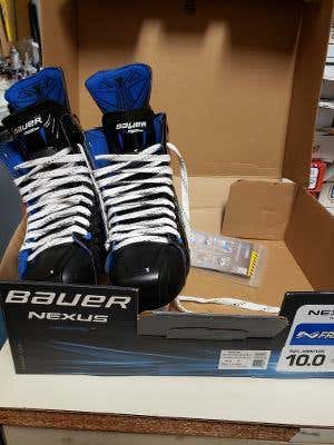 New Senior Bauer Nexus Freeze Pro Hockey Skates Regular Width Size 10