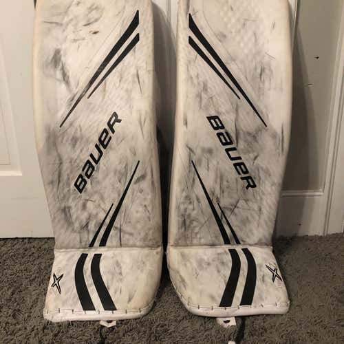 Black Senior 35" Bauer Vapor 2X Pro  Goalie Leg Pads